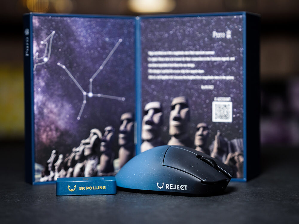 REJECT GEAR、LAMZUとコラボしたワイヤレスゲーミングマウス、PARO-8K