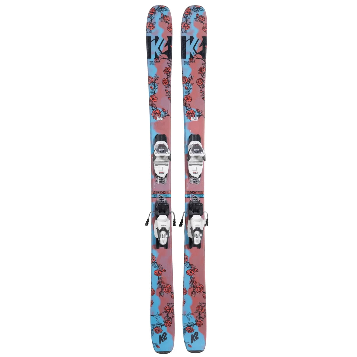 K2 Reckoner Alliance 92 Skis 2022 - Women's w/ Marker FDT 10 GW