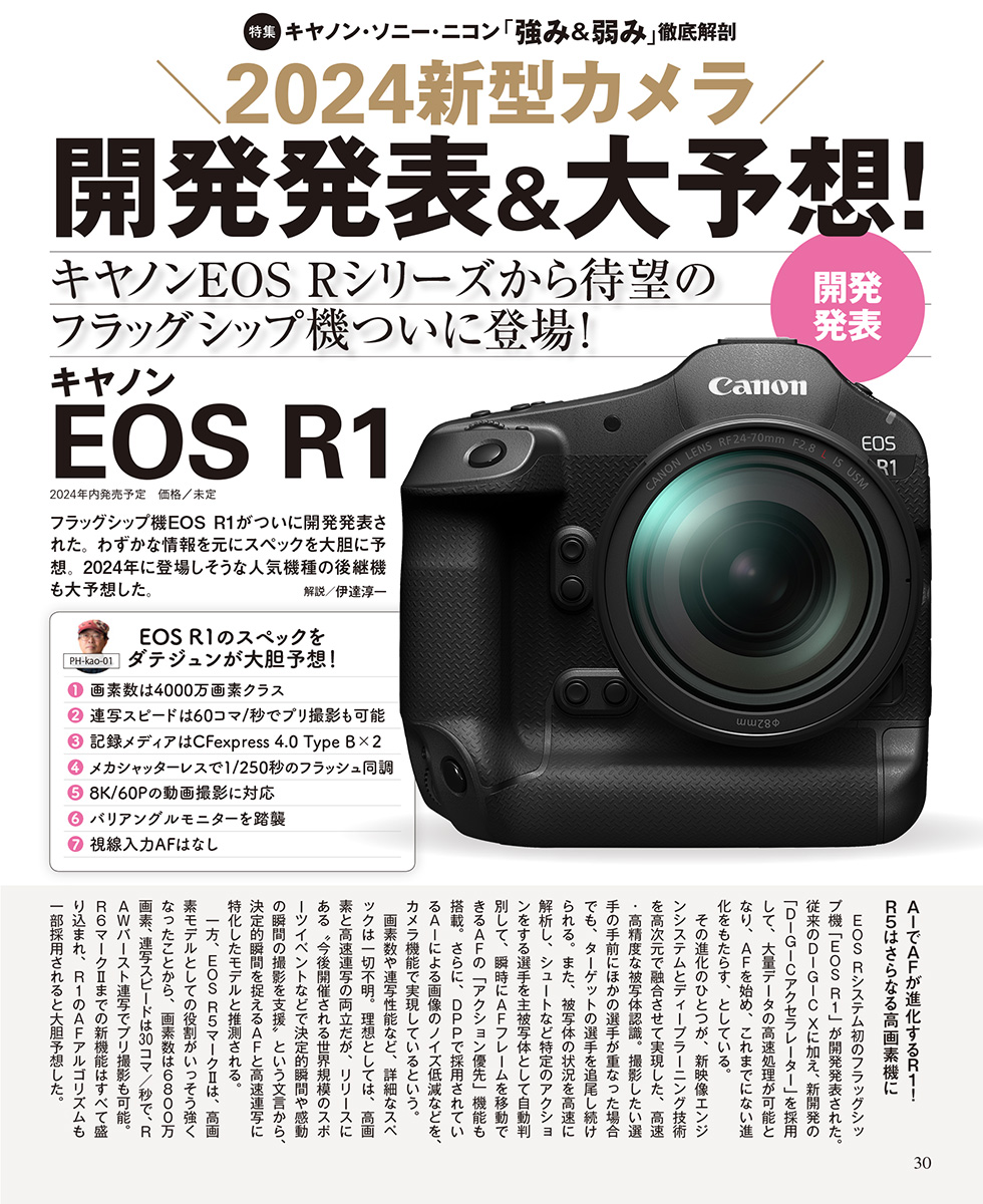 キヤノン・ソニー・ニコンの強みと弱みは？ CAPA6月号で徹底解剖【表紙