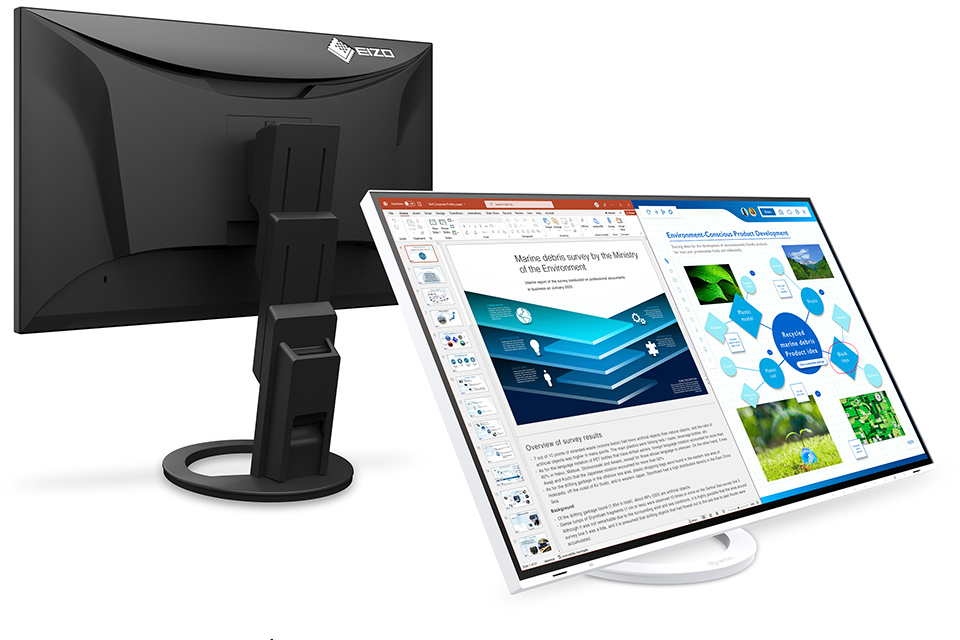 デスクワークを効率化！ USBハブとして使える大画面27型モニター「EIZO