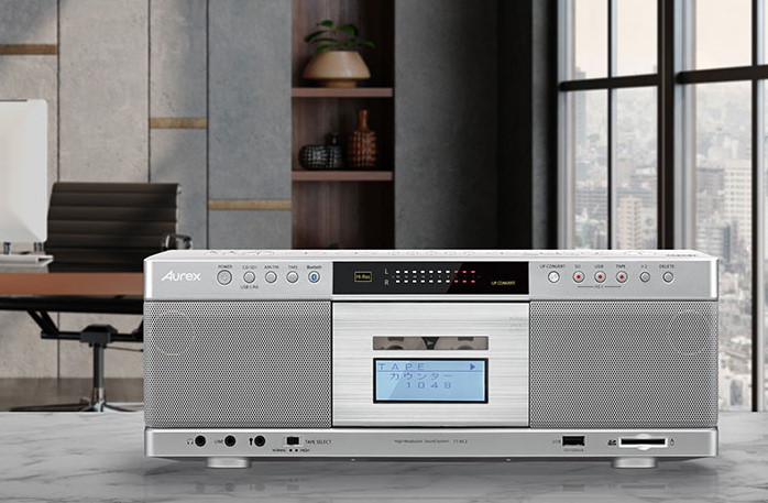 CDラジカセ初のBluetooth送信機能を搭載! ハイレゾ再生にも対応する