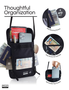 Neck Pouch with ID – Peak Gear