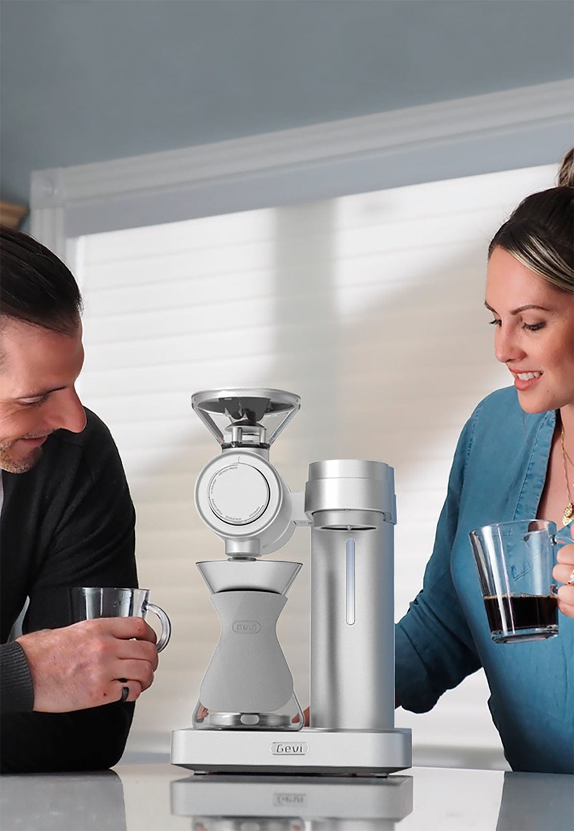 GEVI | BrewOne 4-in-1 Professional Barista Electric Pour-over