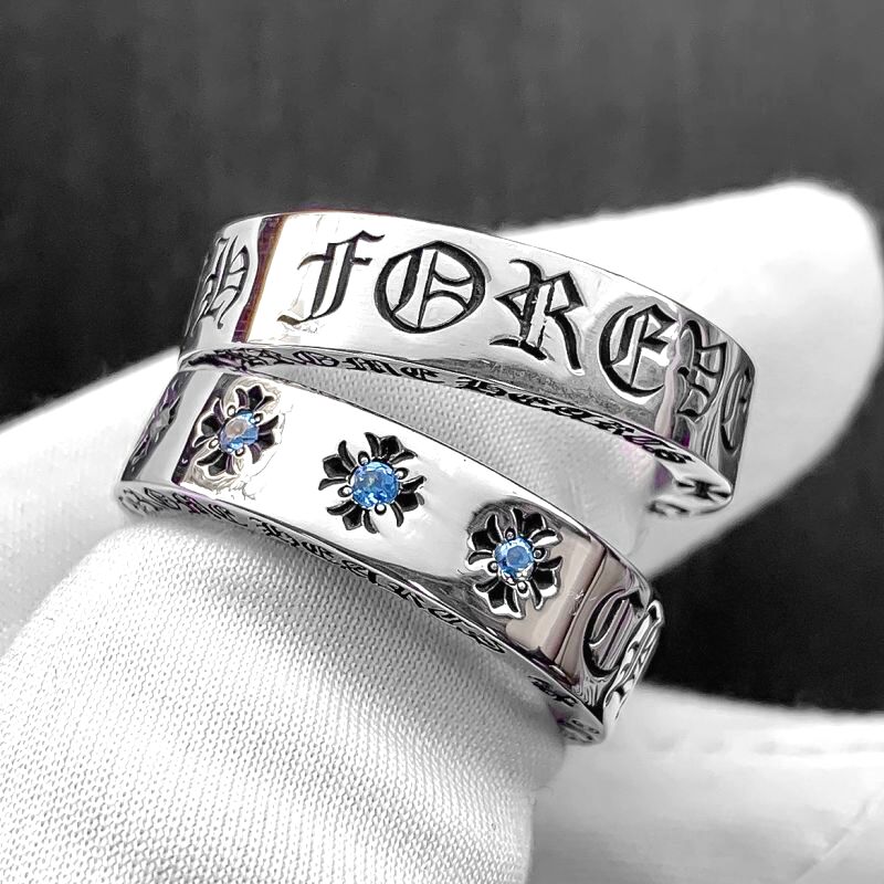 クロムハーツカスタム スペーサーリング フォーエバー 6mm ブルー