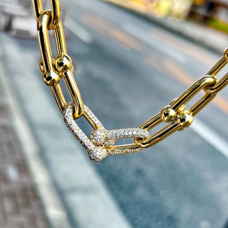 ティファニー ハードウェア グラジュエイテッド リンク ネックレス