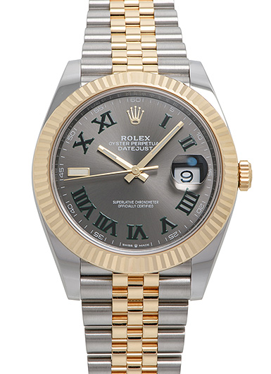 ロレックス デイトジャスト41 126333 グレー 新品 | かめ吉