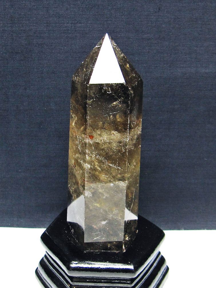 パワーストーン 天然石 ライトニング水晶六角柱[T581-6148]