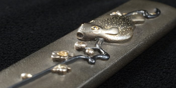 日本刀 販売 河野春明 河豚図