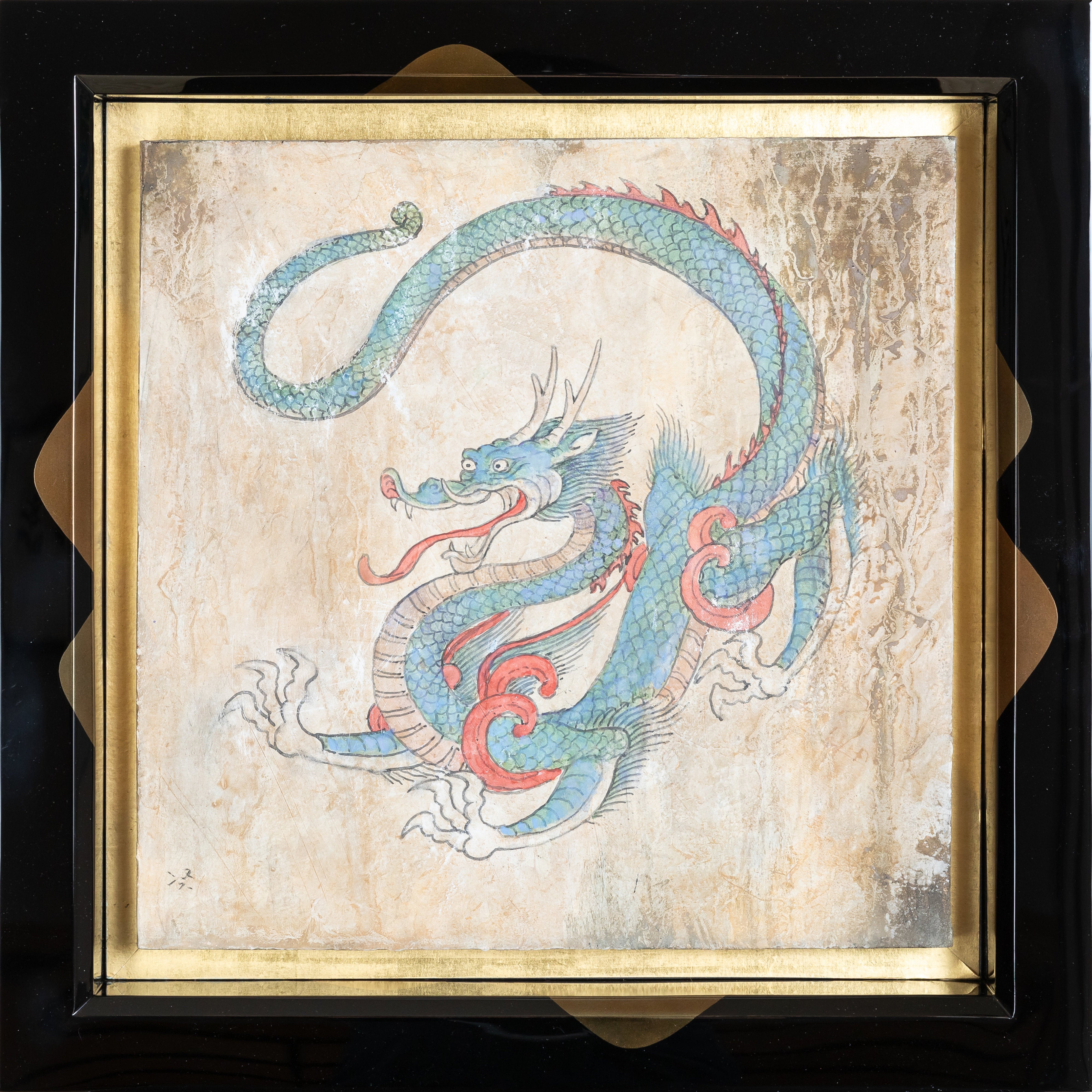 青龍（額・炉縁）