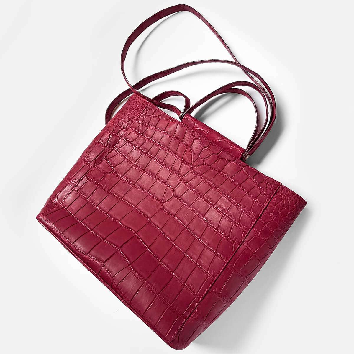 Alfredo Beretta ／アルフレッドベレッタ】トートバッグ クロコダイル