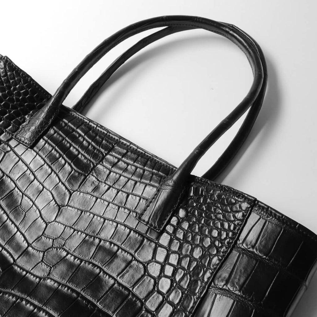 Alfredo Beretta ／アルフレッドベレッタ】トートバッグ クロコダイル