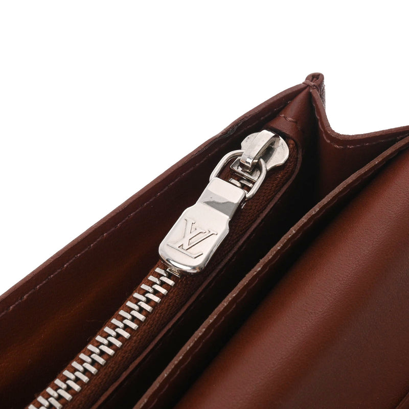 ルイヴィトンノマド ポルトフォイユブラザ モカ メンズ レザー 長財布