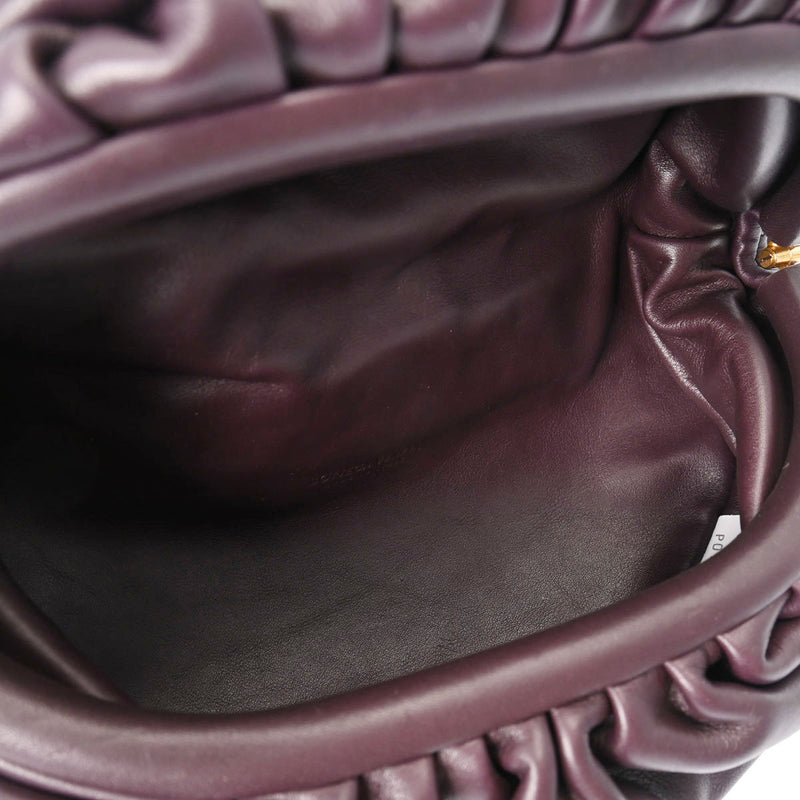 ボッテガヴェネタザチェーンポーチ バーガンディ レディース レザー