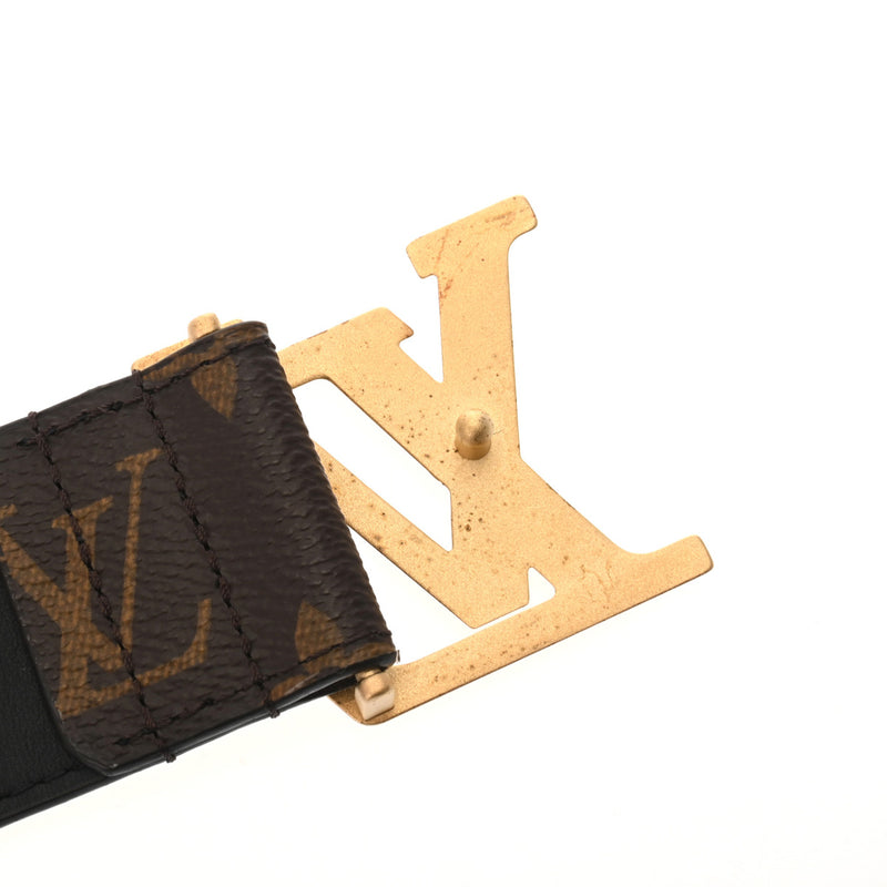 ルイヴィトンベルト・LV ピラミッド 40MM 14145 ブラウン/黒 メンズ