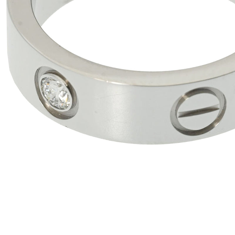 カルティエラブリング ハーフダイヤ #53 レディース K18ホワイト