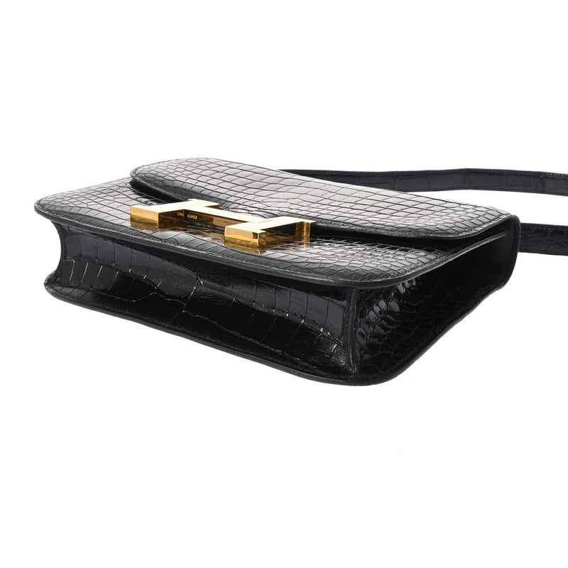 エルメスコンスタンス 23 黒 ゴールド金具 ○O刻印(1985年頃)刻印