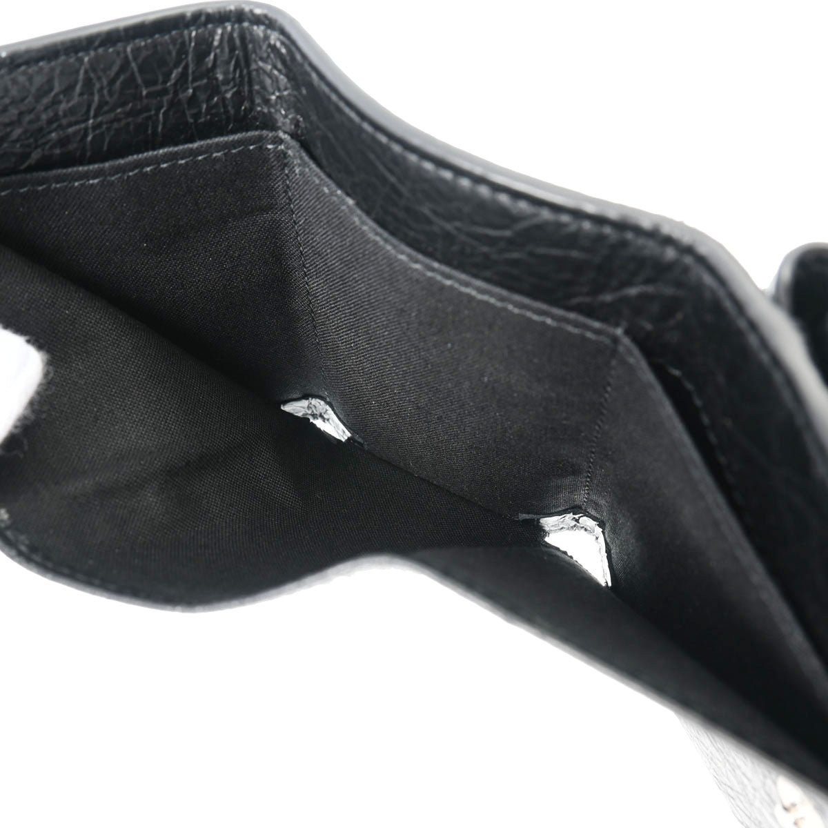 バレンシアガペーパー ミニ ウォレット グラフィティ 黒/マルチカラー