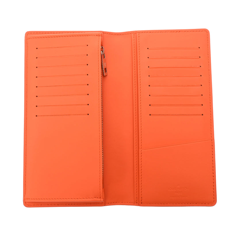 ルイヴィトンアエログラム ポルトフォイユブラザ NM オレンジ メンズ