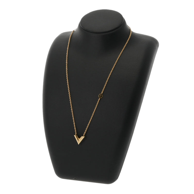 ルイヴィトンエセンシャルV ゴールド レディース GP ネックレス M00857