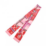 ルイヴィトンバンドーモノグラム コンフィテンシャル ピンク/レッド