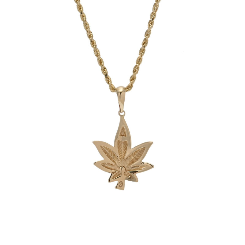 アヴァランチ 楓モチーフ ユニセックス K10イエローゴールド YG