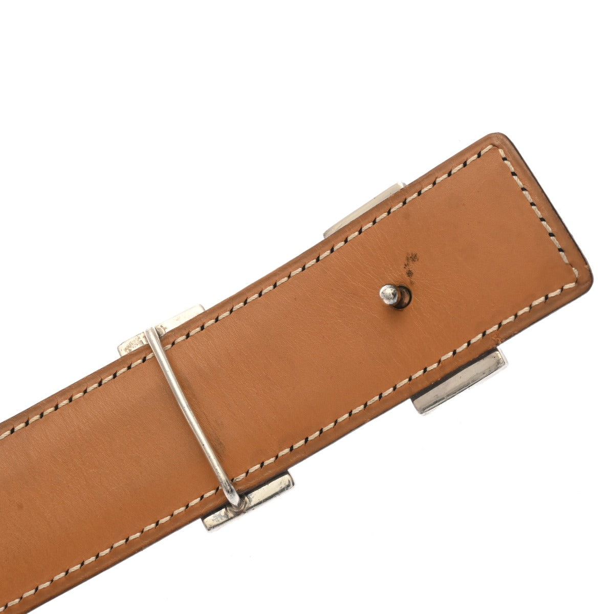 エルメス Hベルト トゥアレグバックル サイズ90cm ブラック/ナチュラル