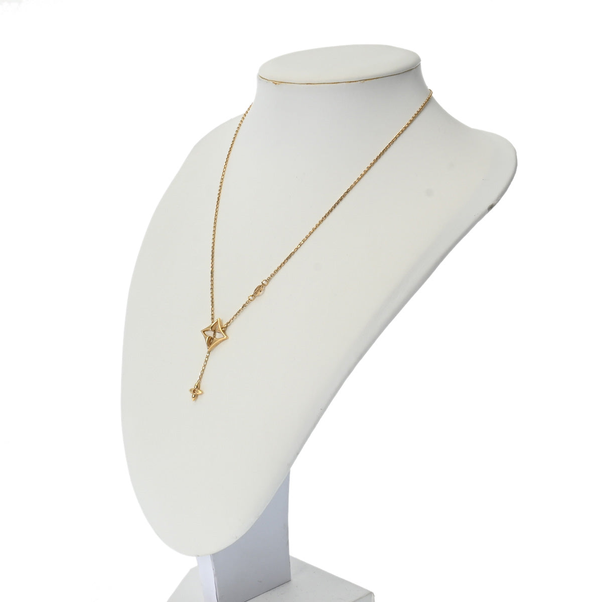 ルイヴィトンLVフラワーグラム ゴールド レディース GP ネックレス