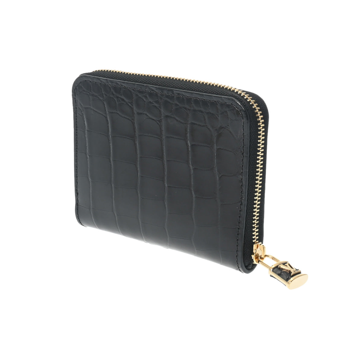 ルイヴィトンジッピーコインパース ノワール レディース クロコダイル