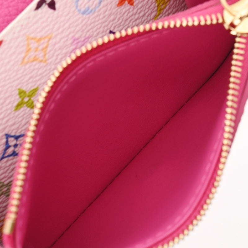 ルイヴィトンポルトモネ ロザリ 村上隆コラボ 43006 カワイイピンク