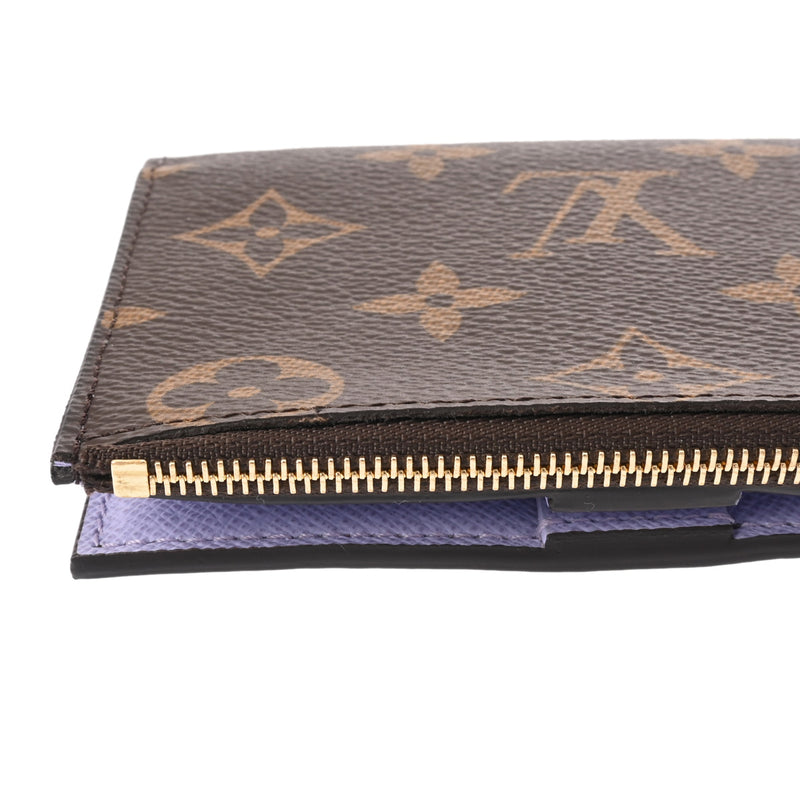 ルイヴィトンポルトフォイユリサ 14145 ブラウン/ライラック