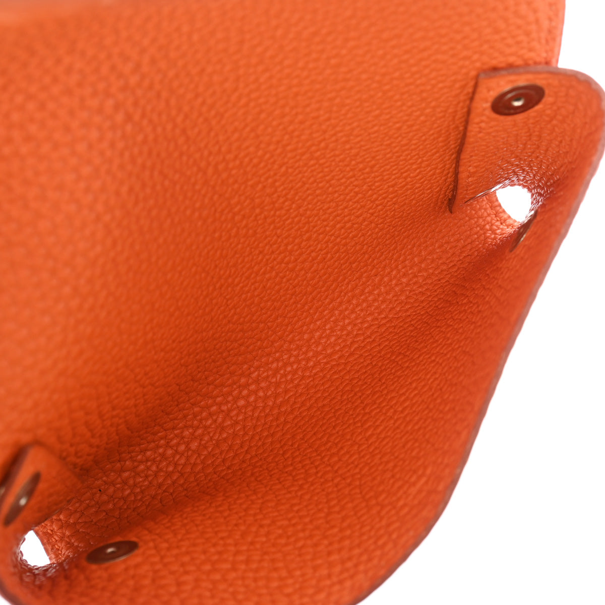 エルメストランプ ケース オレンジ □F刻印(2002年頃)刻印 ユニ