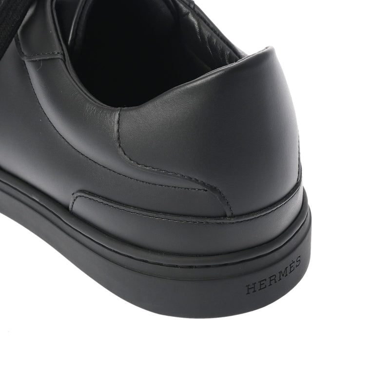 エルメススニーカー デイ サイズ42 ハーフ 黒 メンズ カーフ