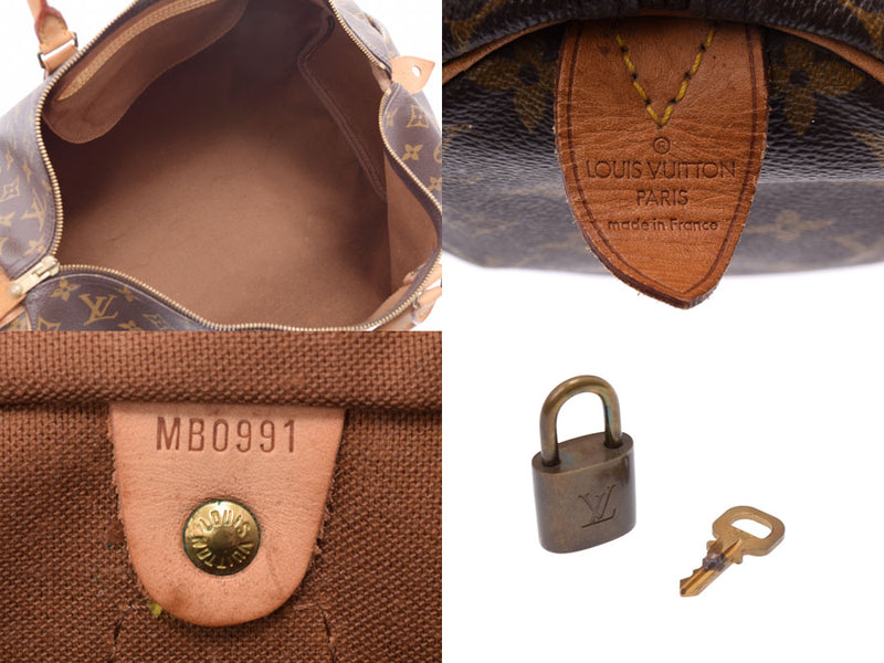 ルイヴィトン モノグラム スピーディ40 ブラウン M41522 メンズ