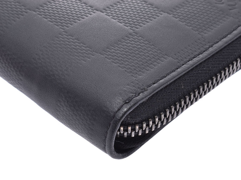 ルイヴィトン ダミエアンフィニ ジッピーウォレットヴェルティカル 黒