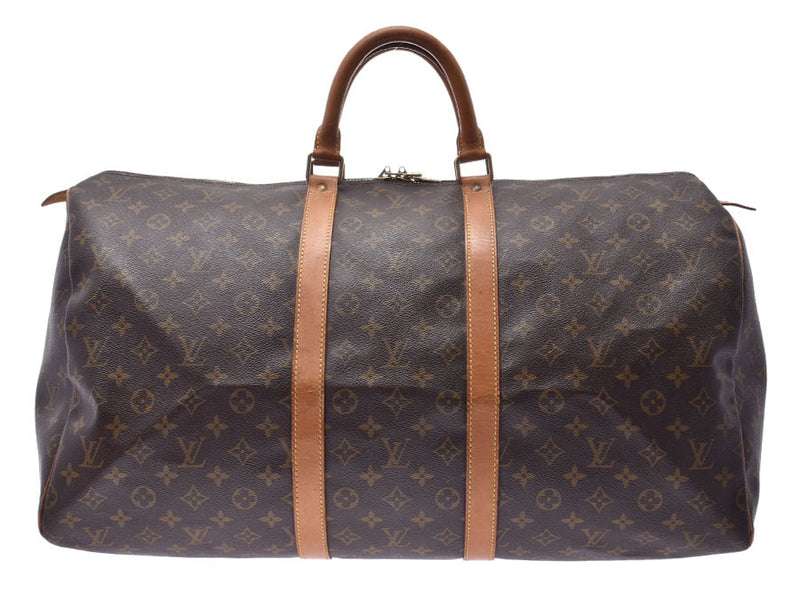 ルイヴィトン モノグラム キーポル55 USA製 ブラウン M41424 メンズ