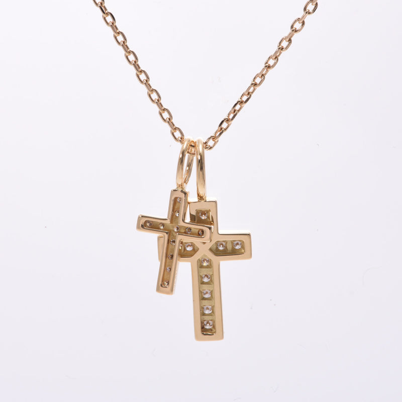 その他SJX エスジェイエックス ダイヤ0.12/0.07ct クロスペンダント2点