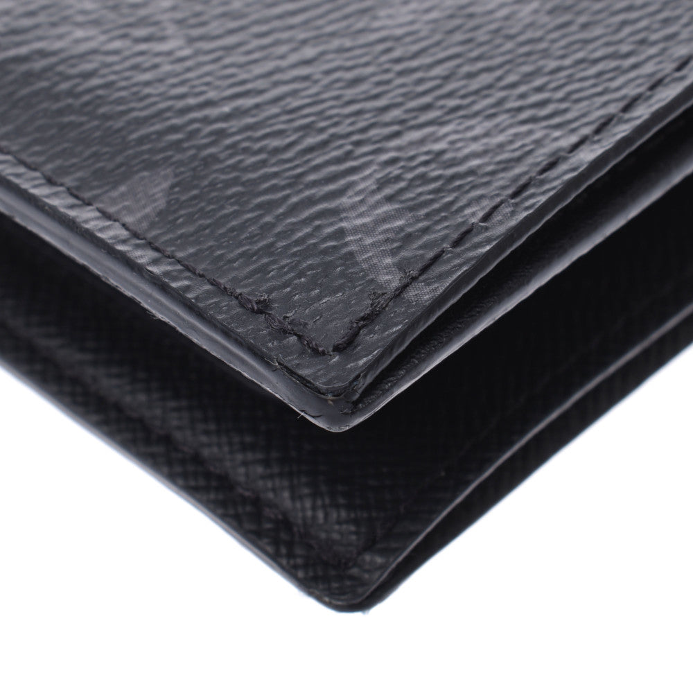 ルイヴィトンエクリプス ポルトフォイユ マルコ NM 14145 黒 メンズ 二