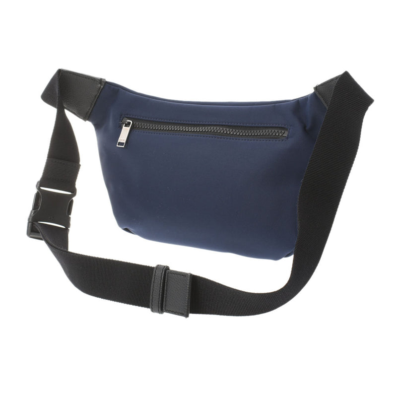 クリスチャンディオールKAWSコラボ 蜂モチーフ ボディバッグ 青 メンズ