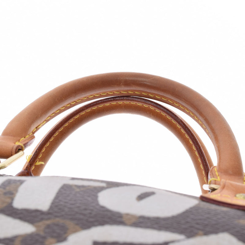 ルイヴィトングラフィティ スピーディ30 14145 ブラウン/シルバー