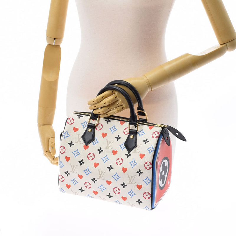 ルイヴィトンゲームオン スピーディバンドリエール25 14145 白