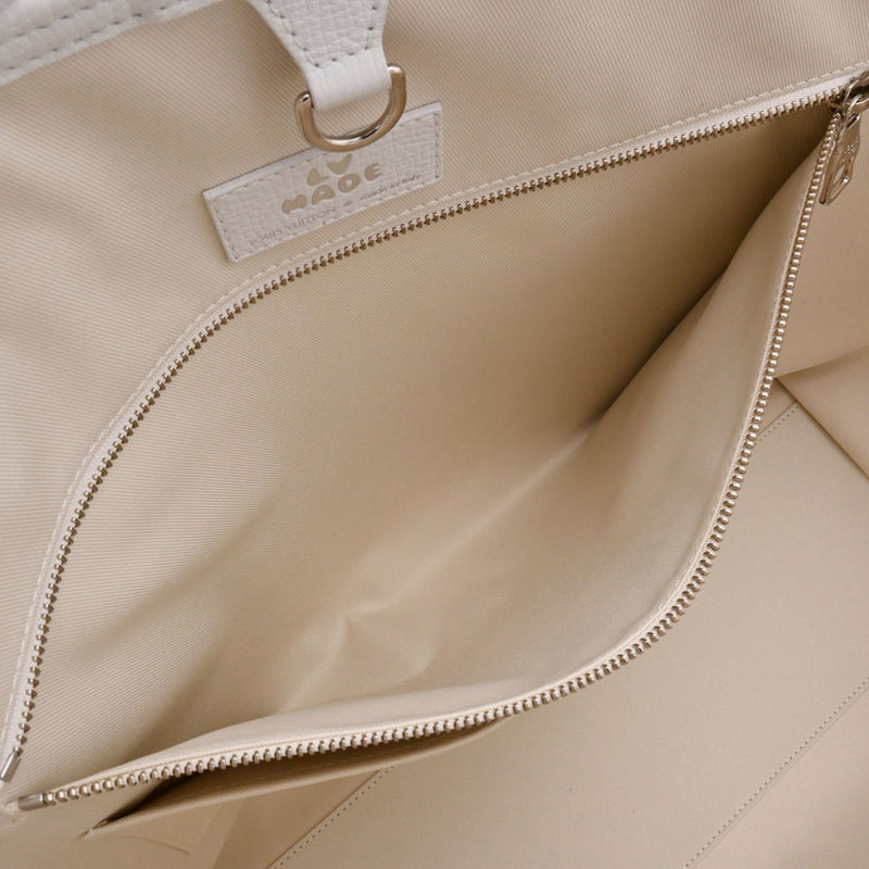 ルイヴィトンNIGOコラボ トロリートート ホワイト ユニセックス レザー