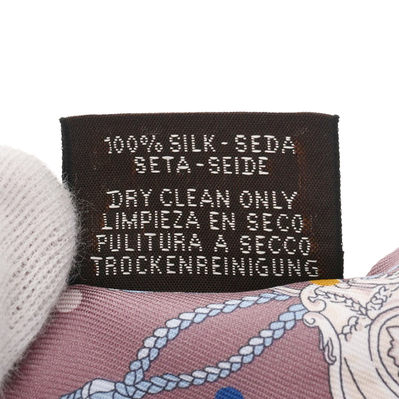 エルメスツイリー 鍵柄 グレージュ レディース スカーフ HERMES 中古