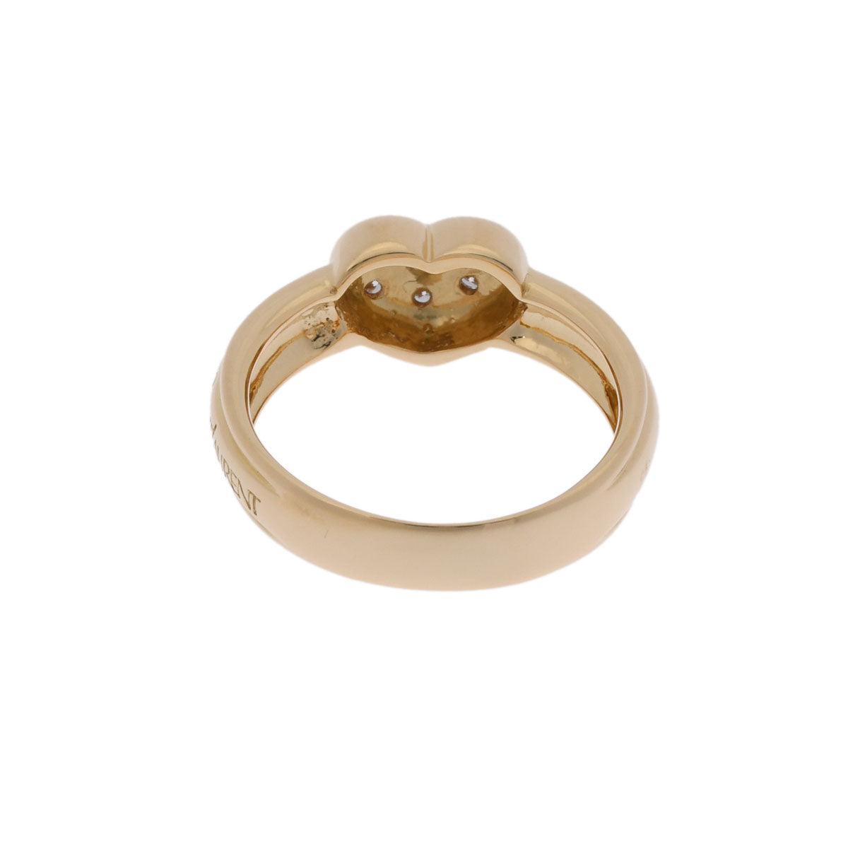 イヴサンローランハートモチーフ ダイヤ0.08ct #12 レディース K18