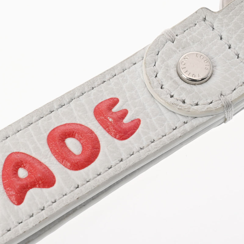 ルイヴィトンドラゴンヌ LVMADE NIGOコラボ バッグチャーム 白/赤