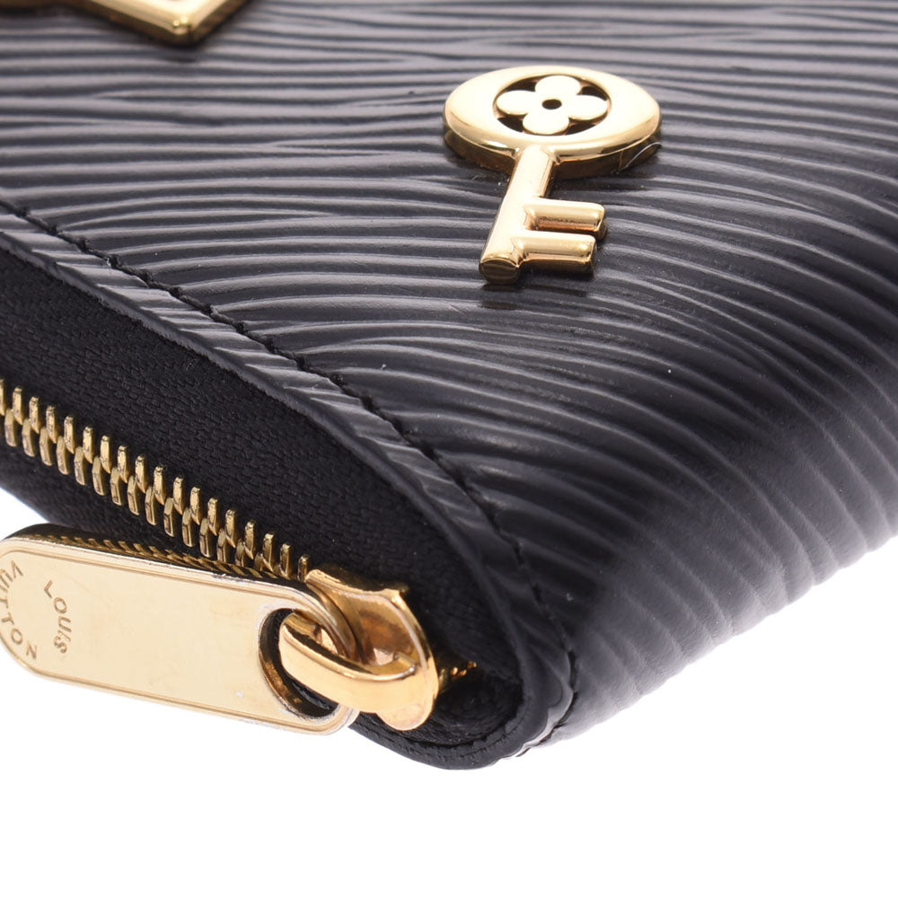 ルイヴィトンラブロック ジッピーコインパース 14127 黒 ゴールド金具