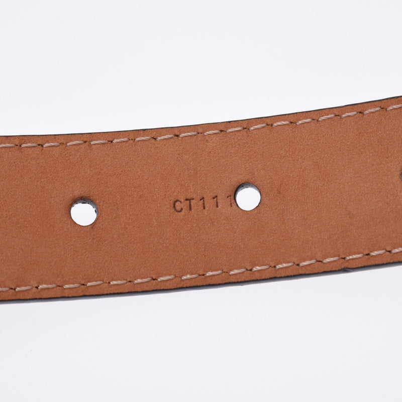 ルイヴィトンサンチュール イニシャル サイズ75cm 14145 ブラウン