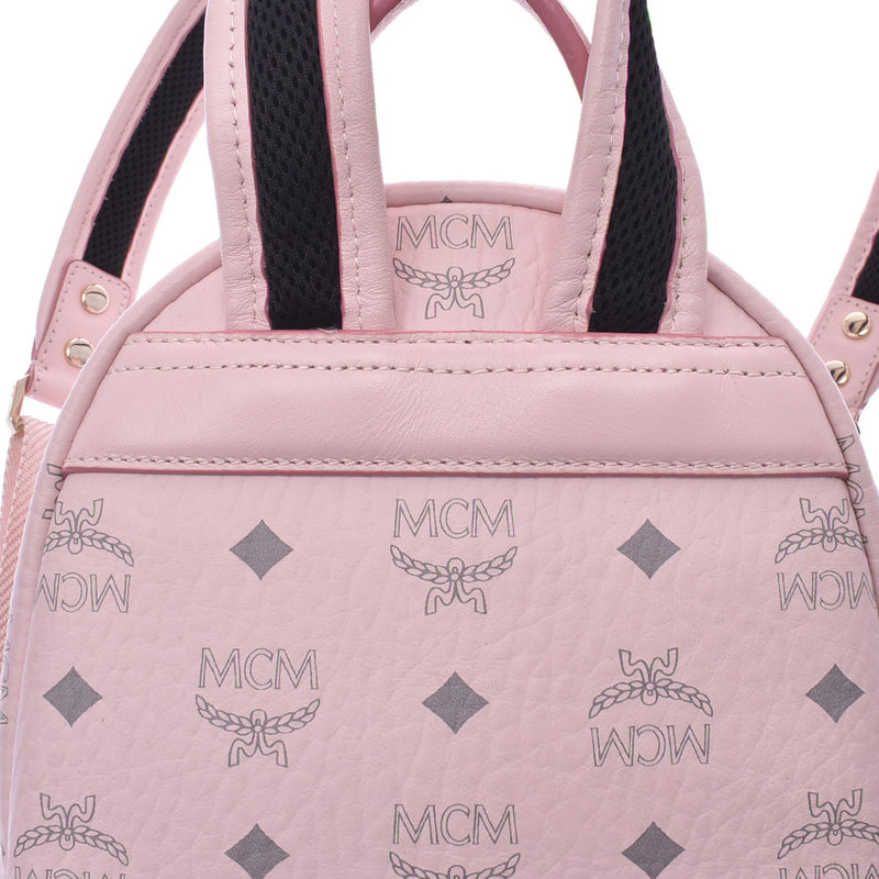 エムシーエムヴィセトス バックパックミニ スタッズ ピンク レディース