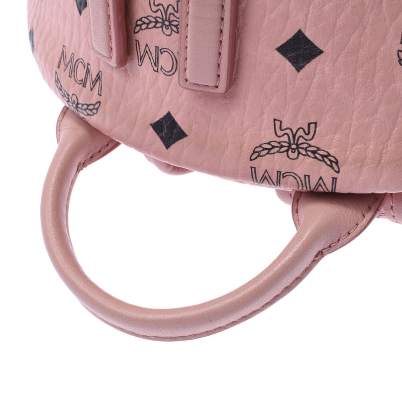 エムシーエムバックパック サイドスタッズ ピンク レディース リュック