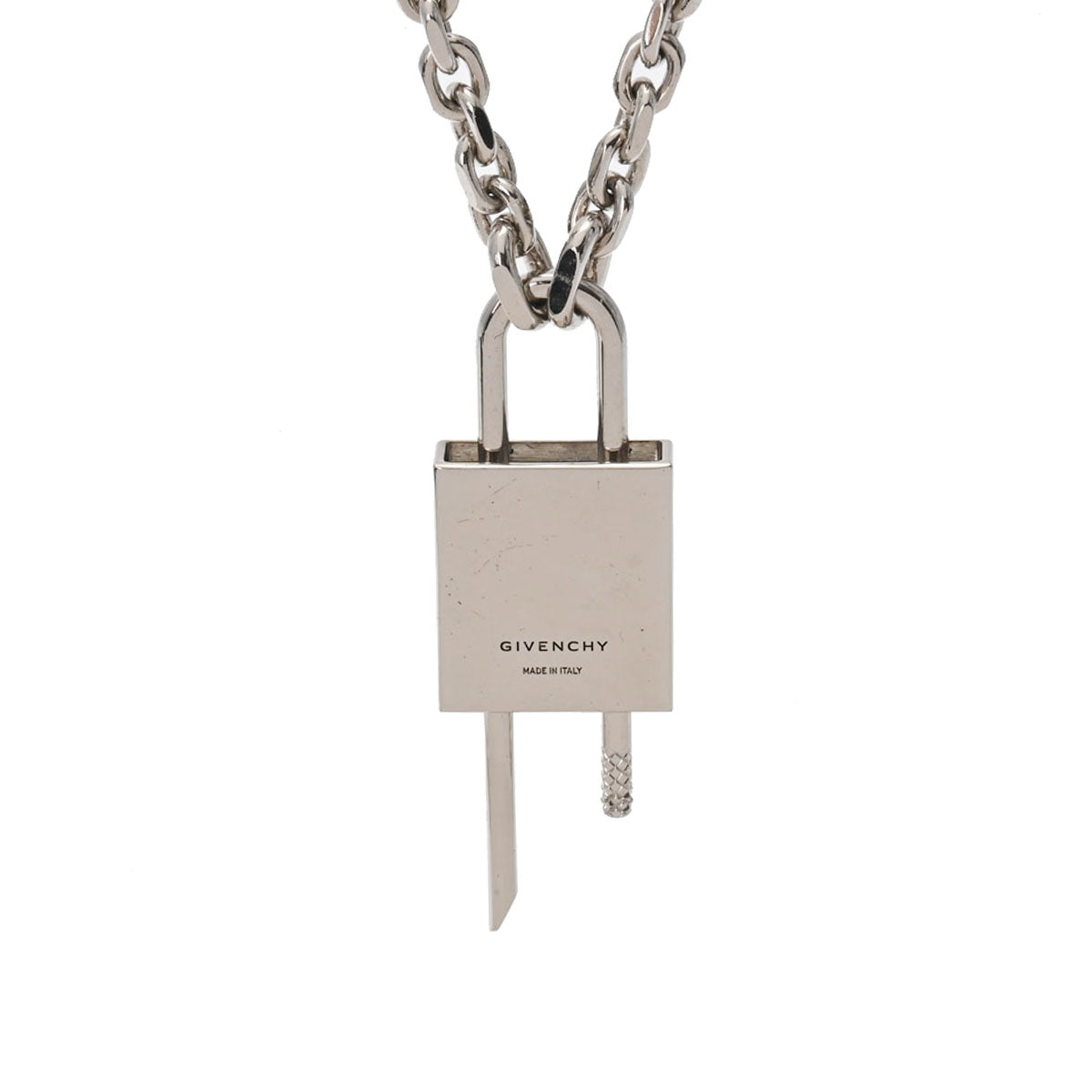 ジバンシーロックネックレス スモール シルバー レディース ネックレス