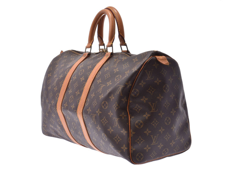 ルイヴィトン モノグラム キーポル45 旧型 ブラウン M41428 レディース